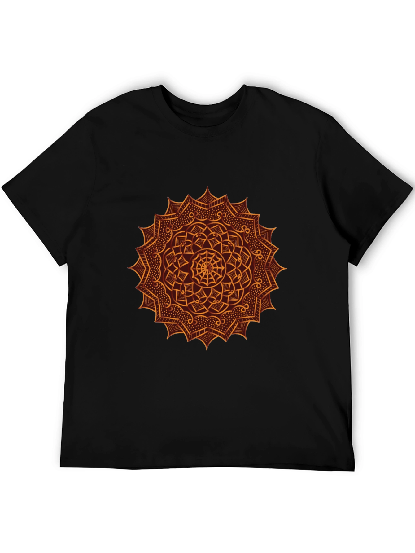 Mandala Graphic Tee - Black