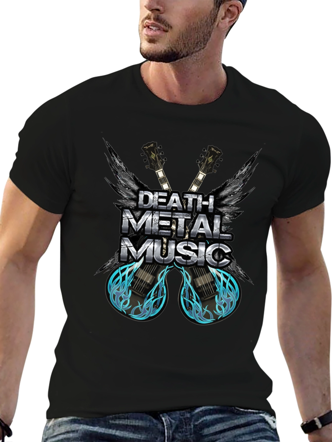 Death Metal Music Graphic T-Shirt