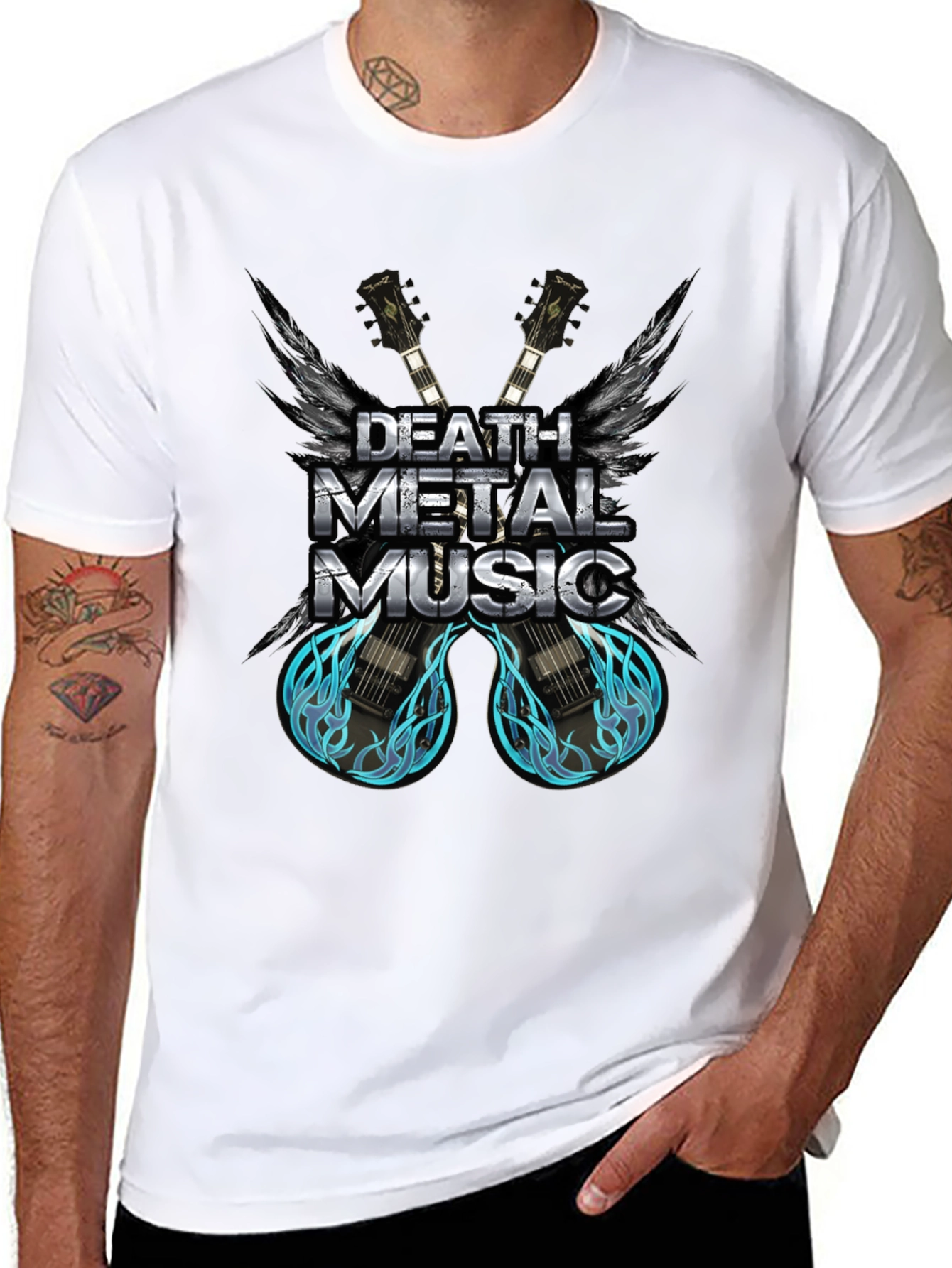 Death Metal Music Graphic T-Shirt