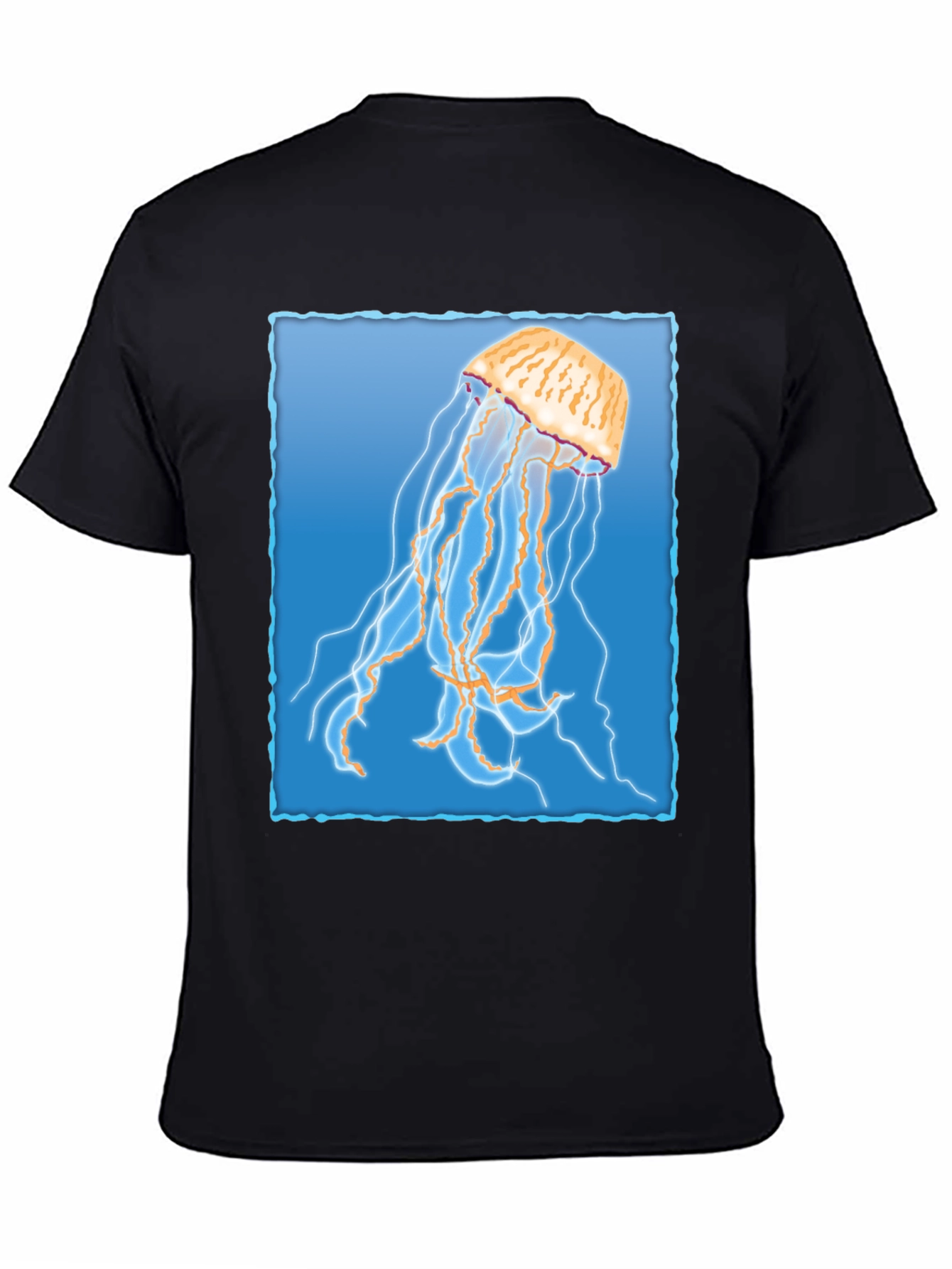 Jellyfish Graphic T-Shirt - Mens Black Tee