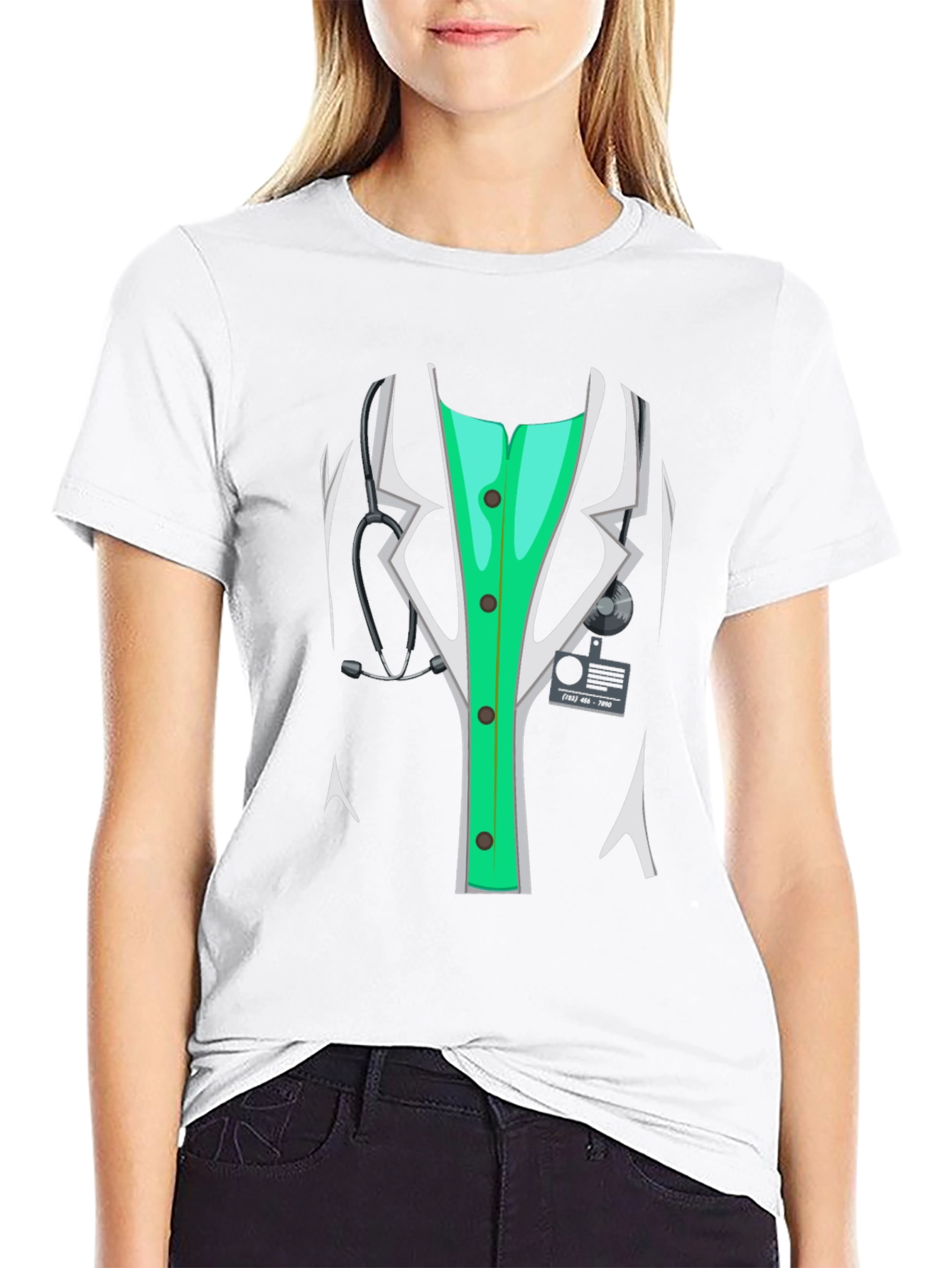Doctor Costume T-Shirt - Novelty Medical Tee