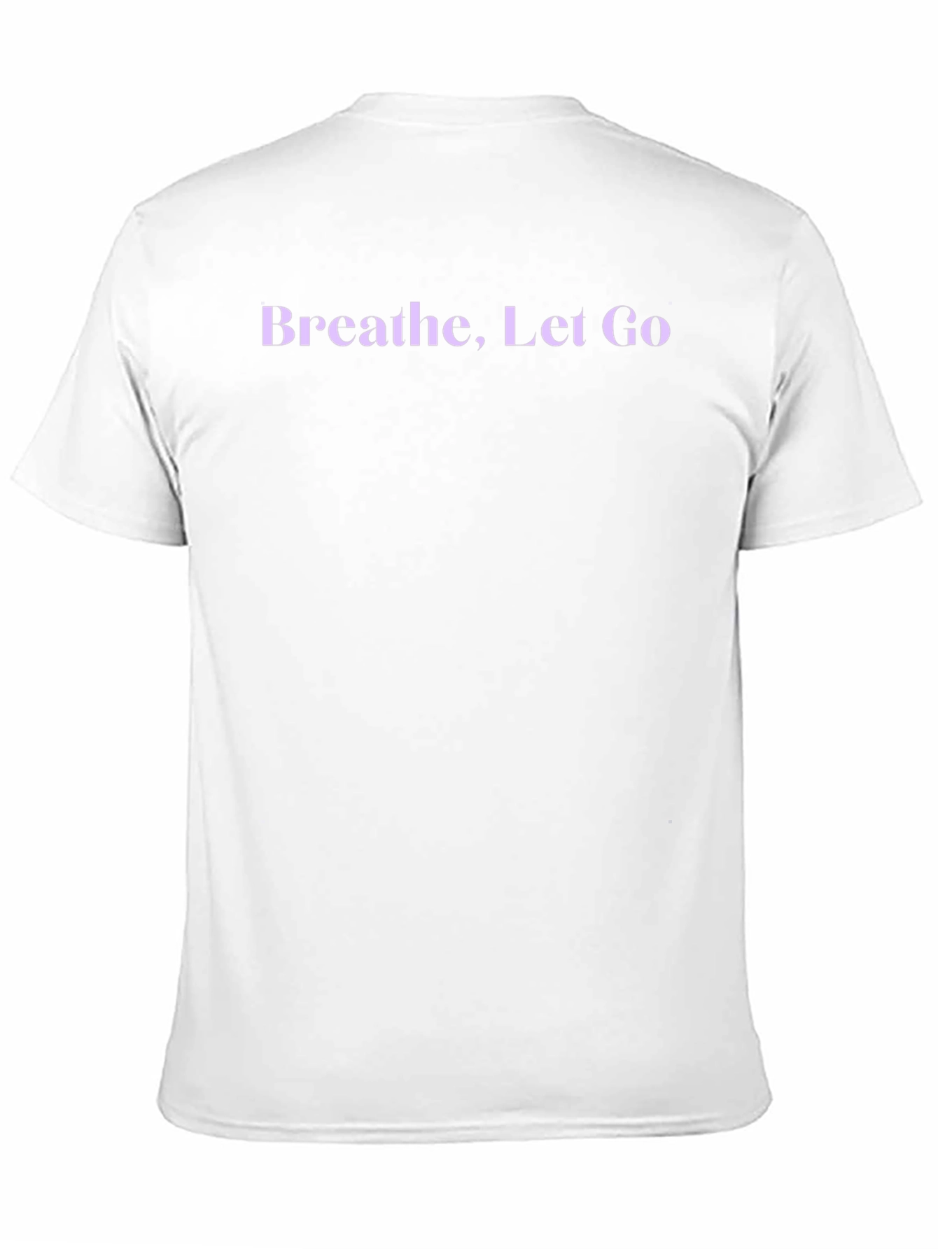 Breathe Let Go - Relaxed Fit Black T-Shirt