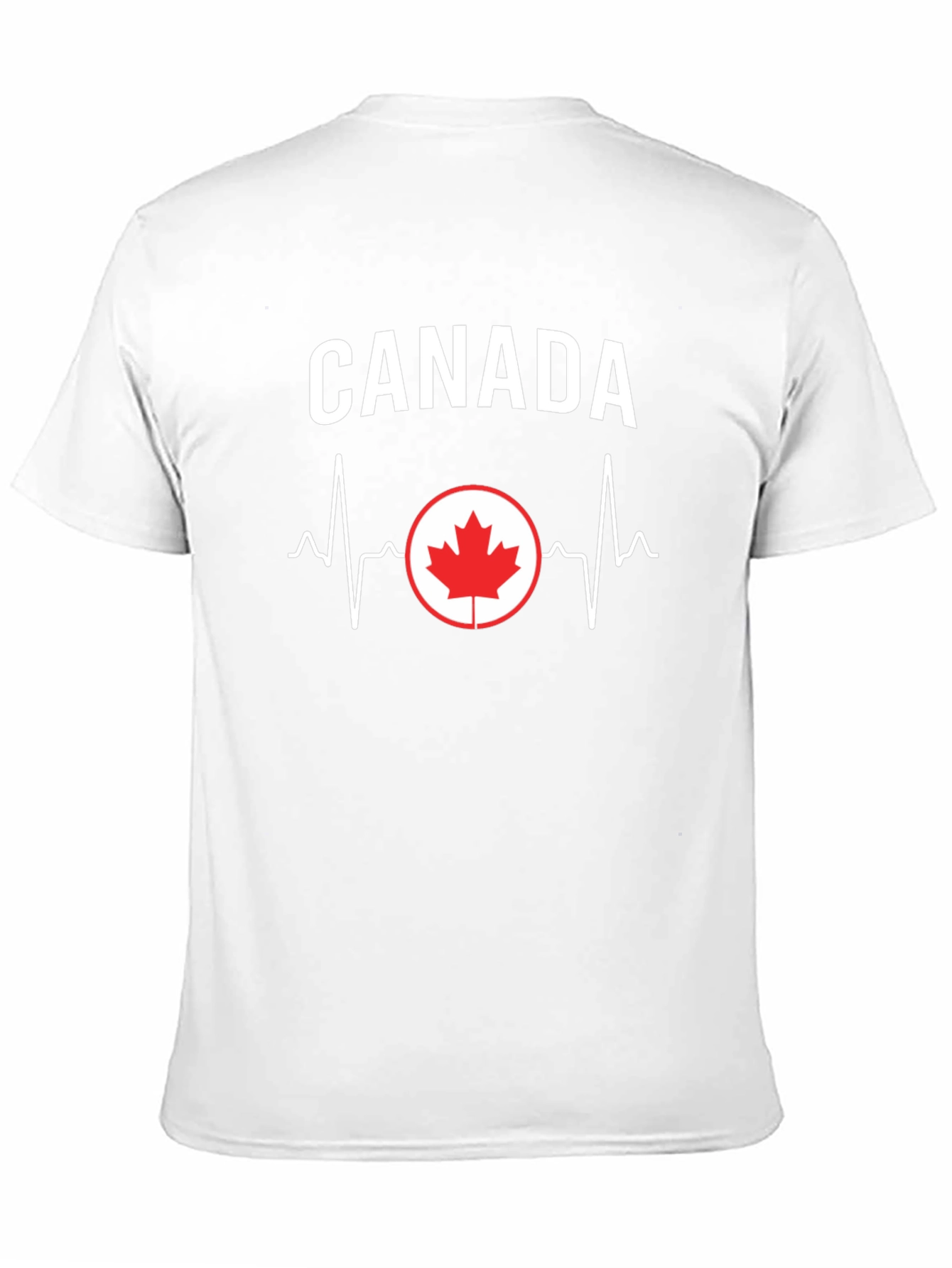 Canada Heartbeat T-Shirt - Black
