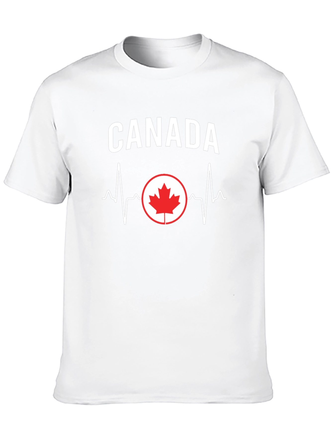 Canada Heartbeat T-Shirt - Black