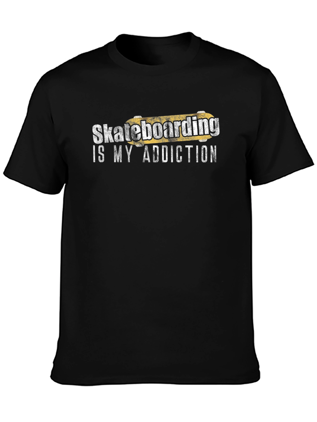 Skateboarding is My Addiction Graphic Tee