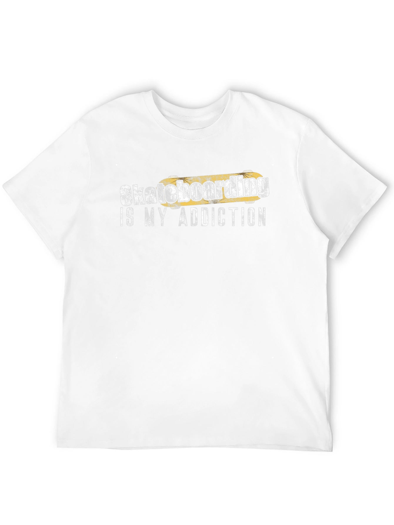 Skateboarding is My Addiction Graphic Tee