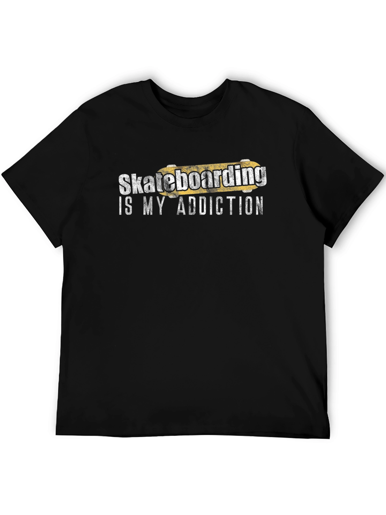 Skateboarding is My Addiction Graphic Tee