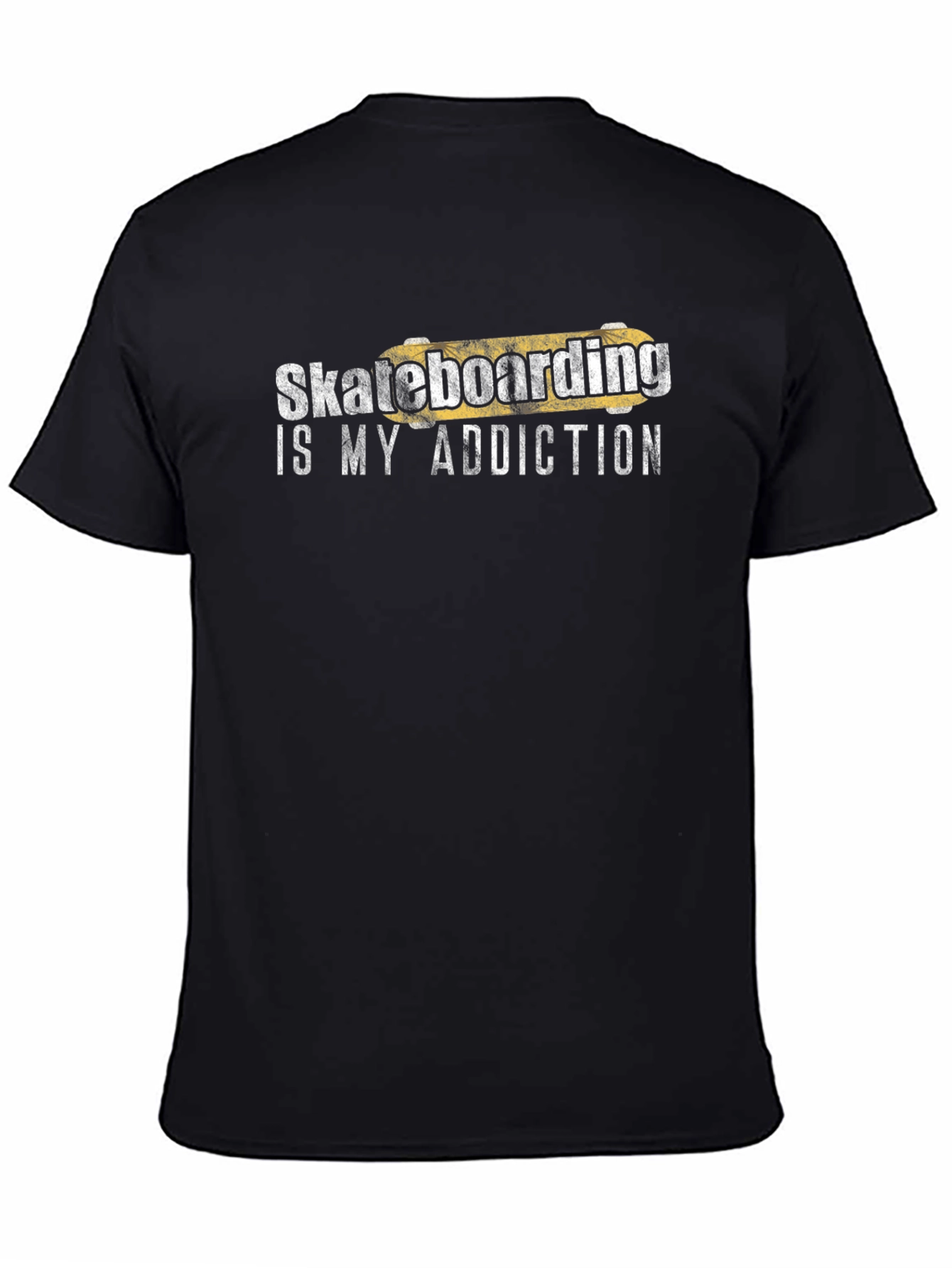 Skateboarding is My Addiction Graphic Tee