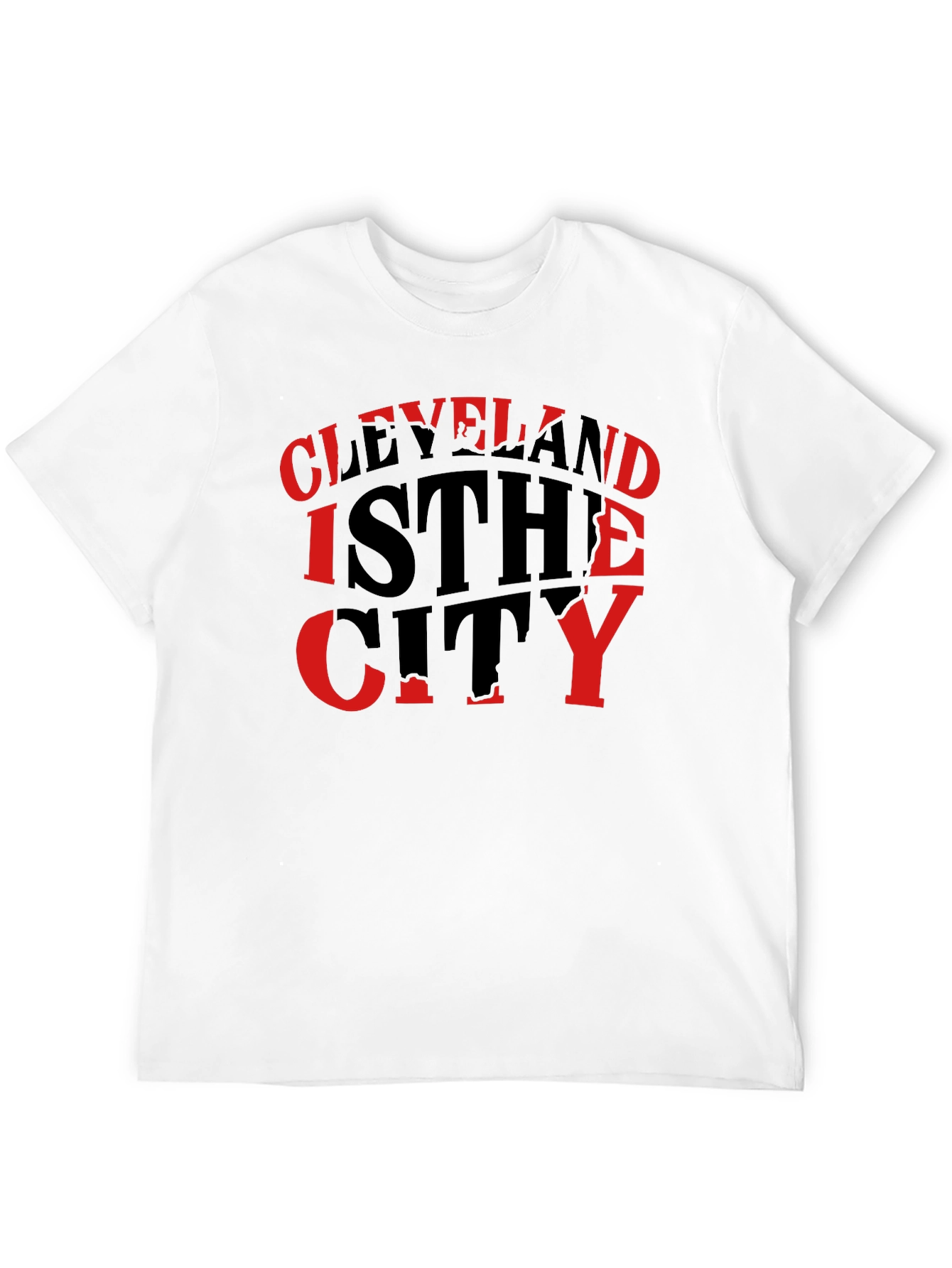 Cleveland Is The City Mens Black T-Shirt