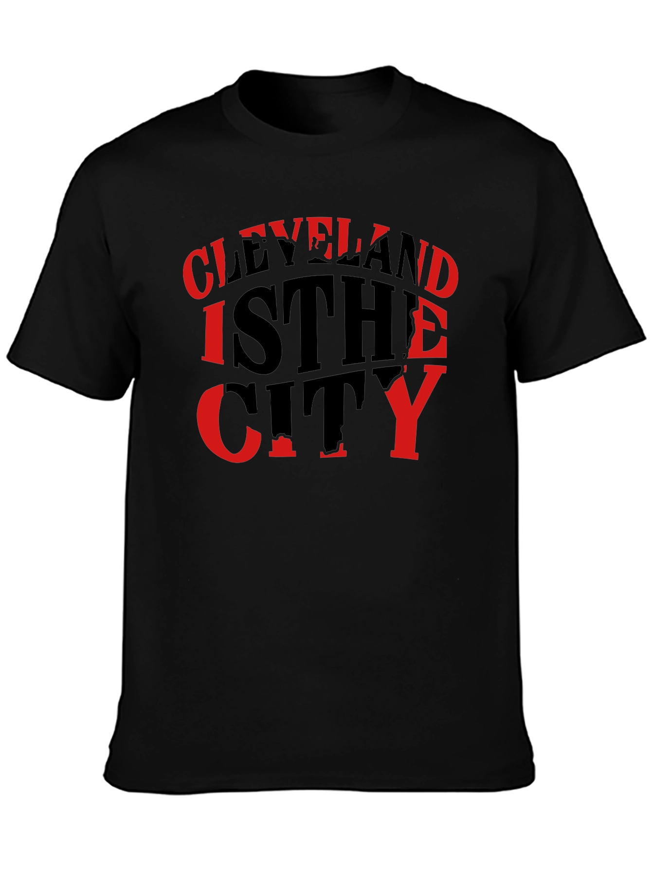 Cleveland Is The City Mens Black T-Shirt