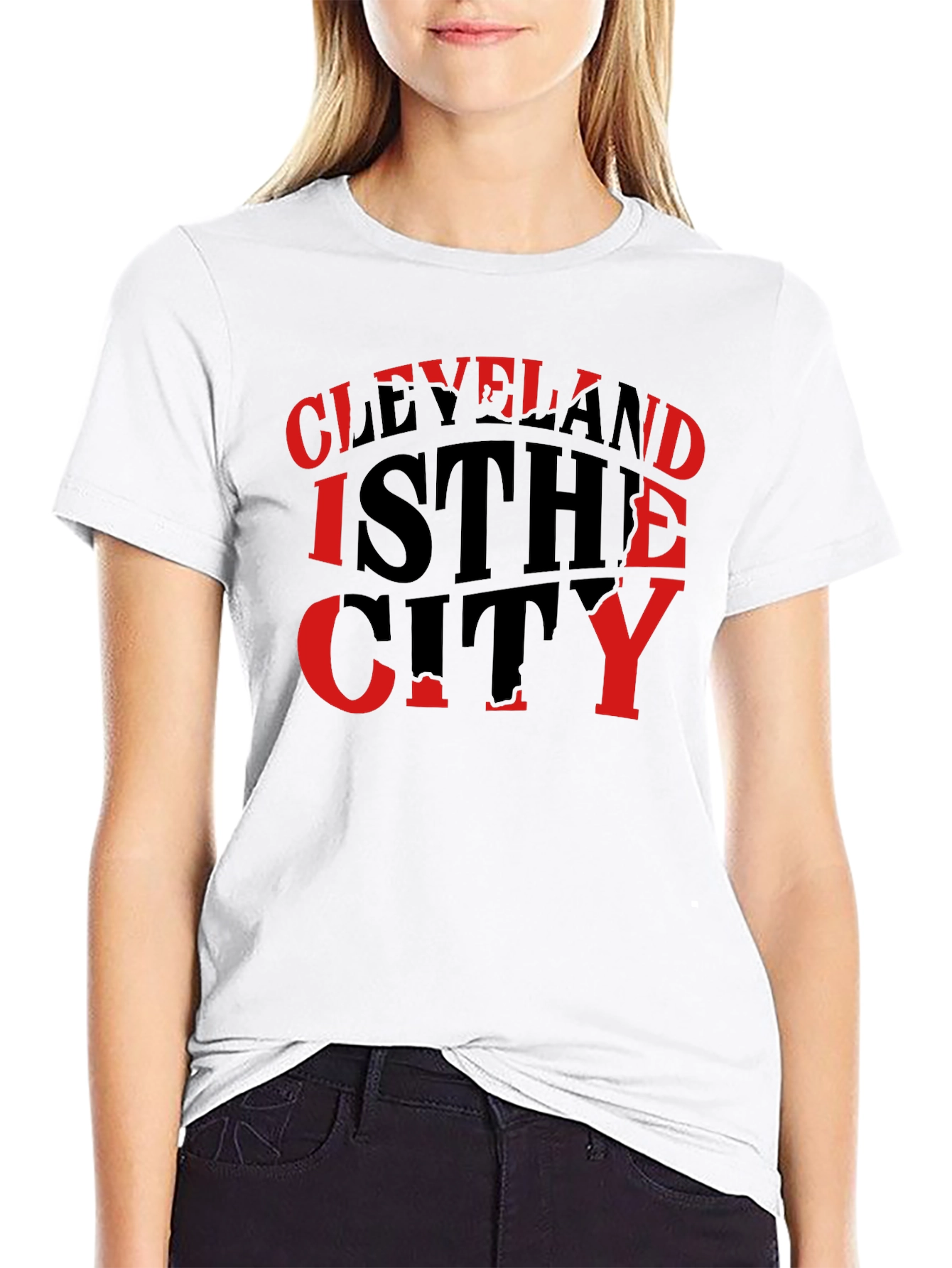 Cleveland Is The City Mens Black T-Shirt