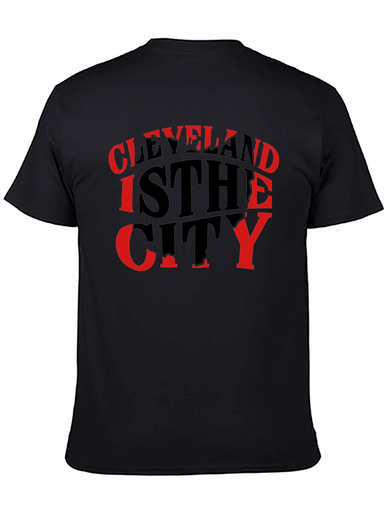 Cleveland Is The City Mens Black T-Shirt