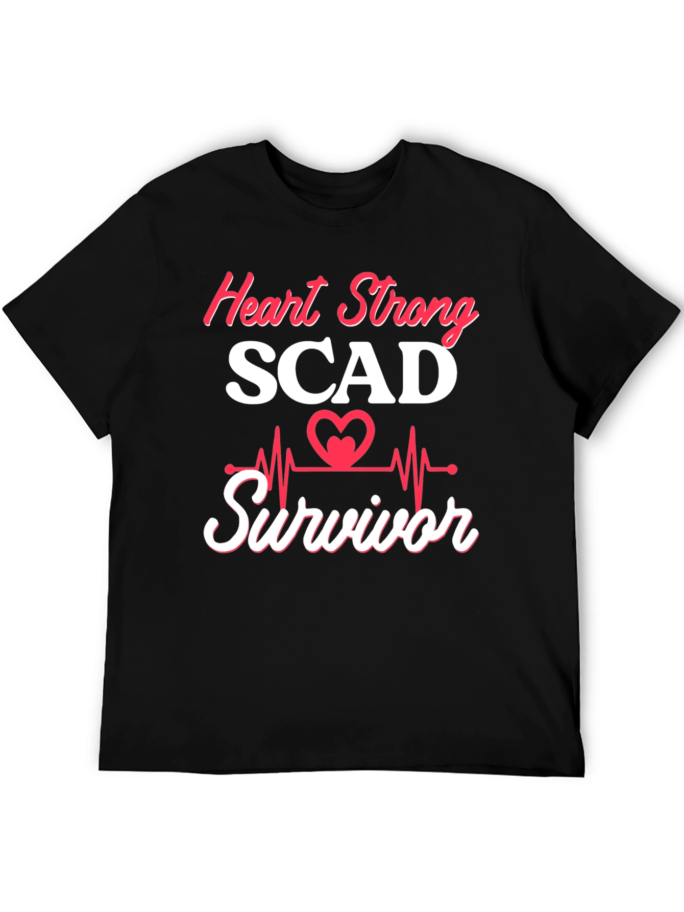 Heart Strong SCAD Survivor Graphic Tee
