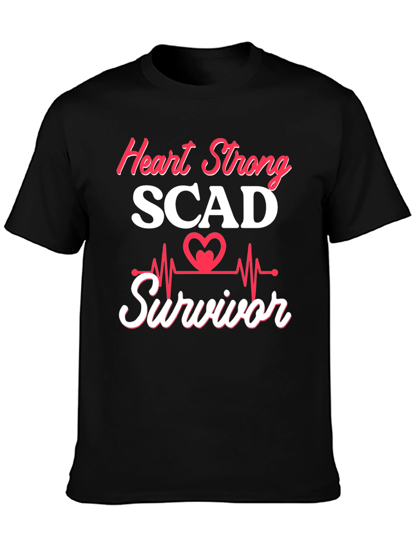 Heart Strong SCAD Survivor Graphic Tee