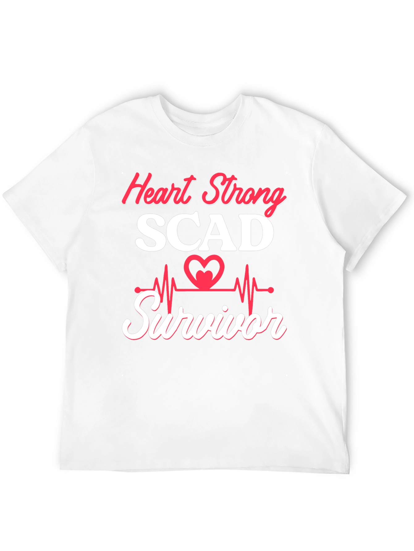 Heart Strong SCAD Survivor Graphic Tee