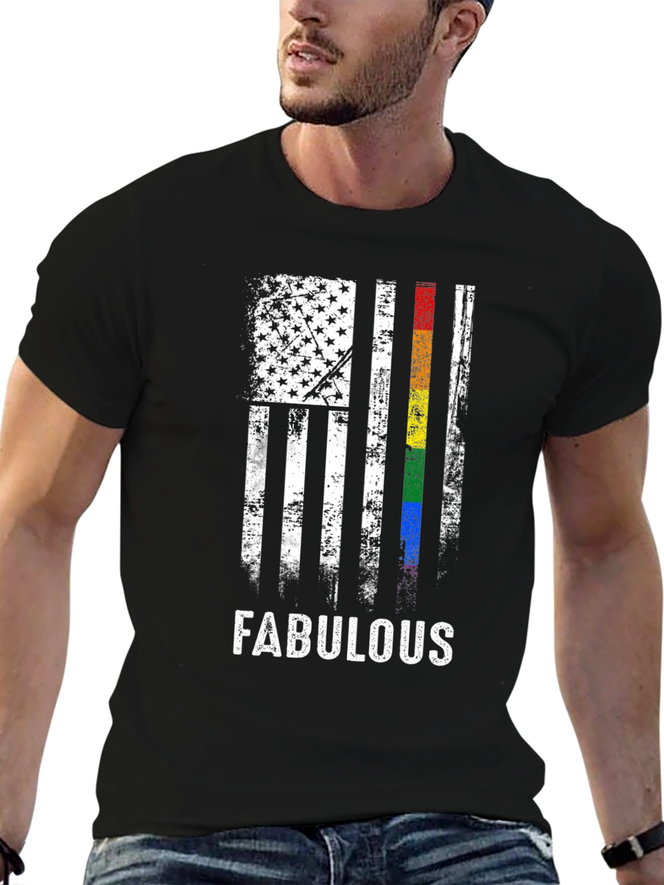 Fabulous American Pride LGBTQ+ T-Shirt