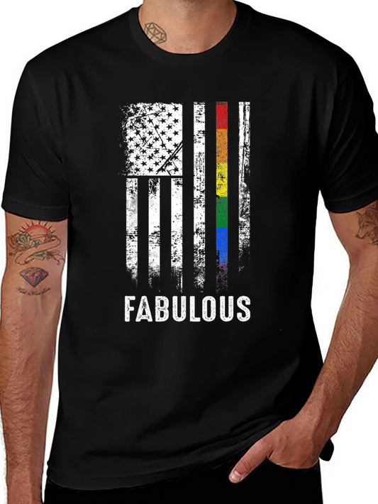 Fabulous American Pride LGBTQ+ T-Shirt