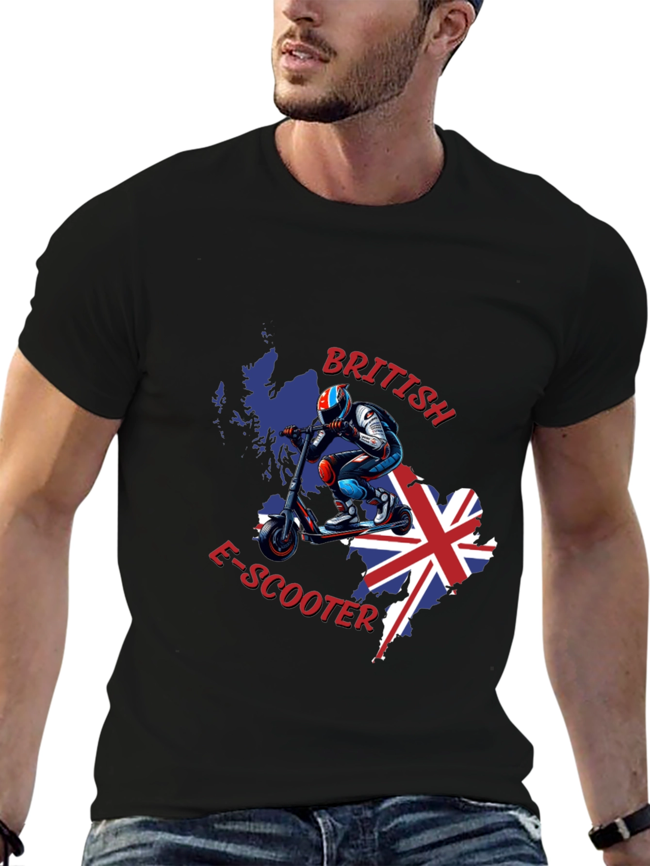 British E-Scooter Graphic Tee