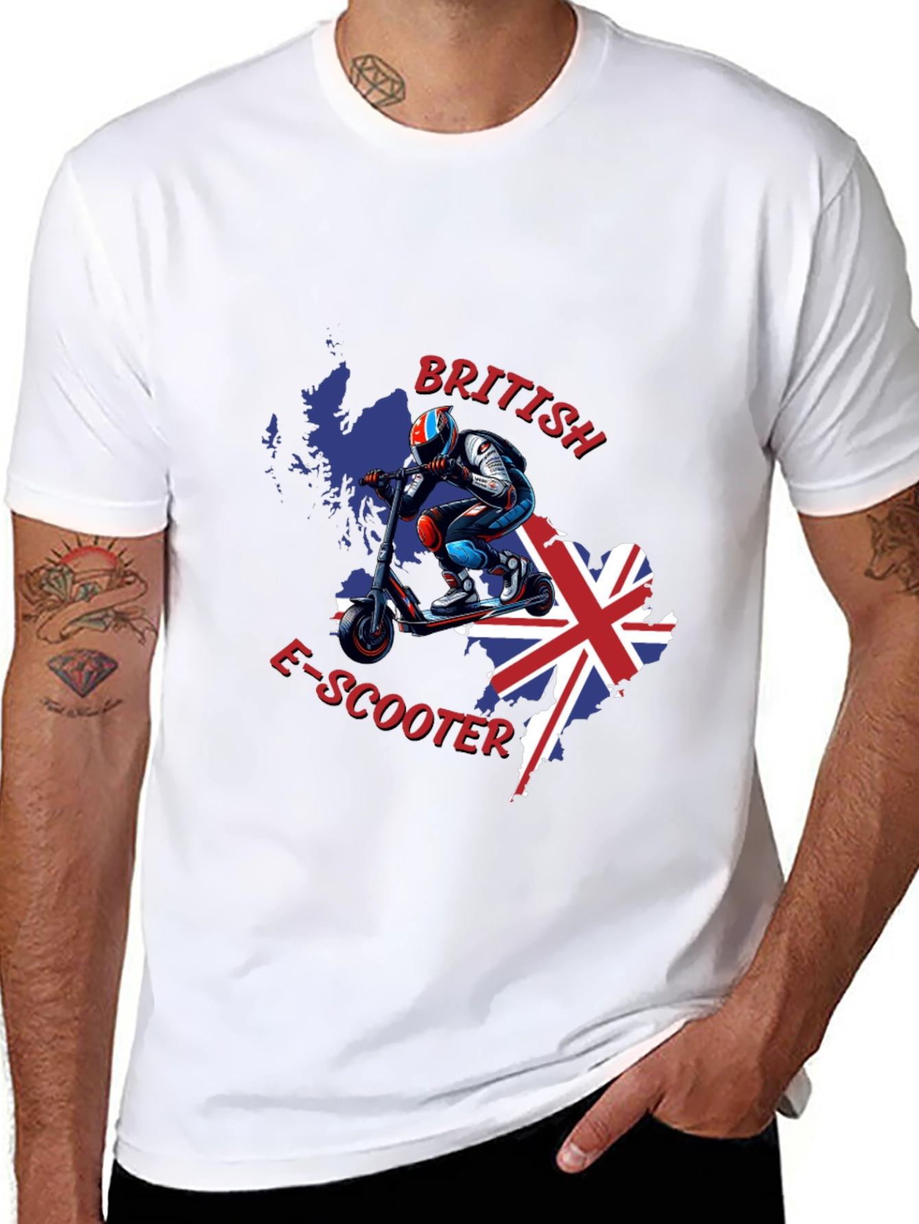 British E-Scooter Graphic Tee