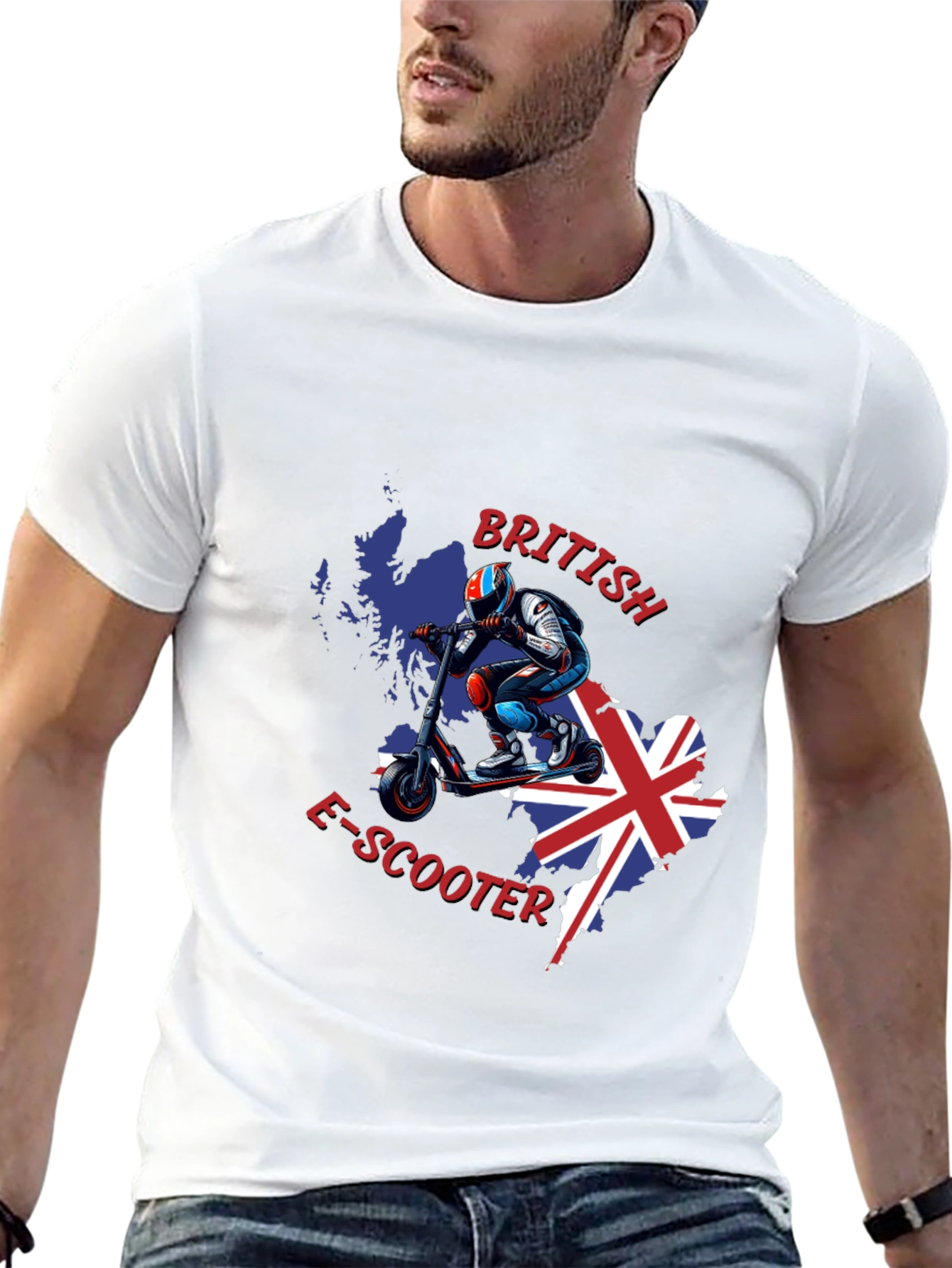 British E-Scooter Graphic Tee