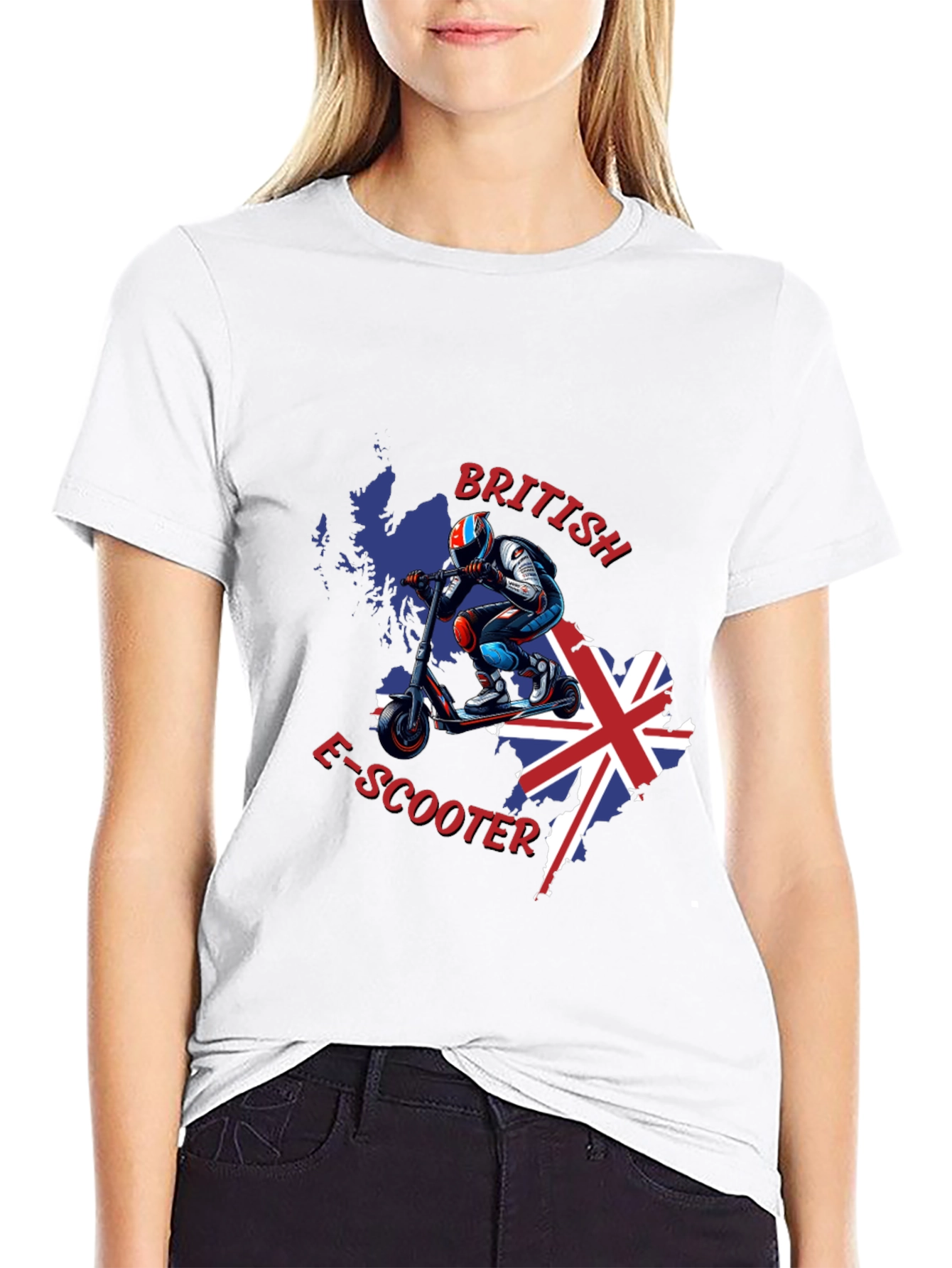 British E-Scooter Graphic Tee