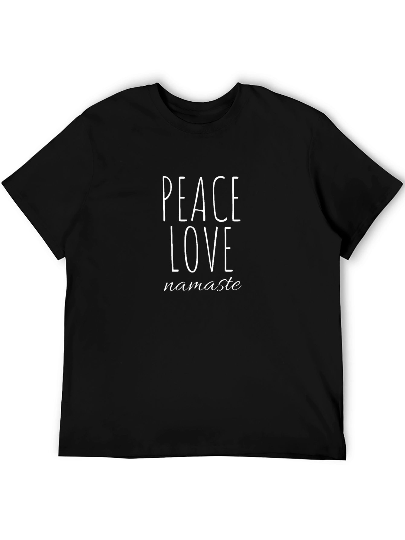 Peace Love Namaste Graphic T-Shirt