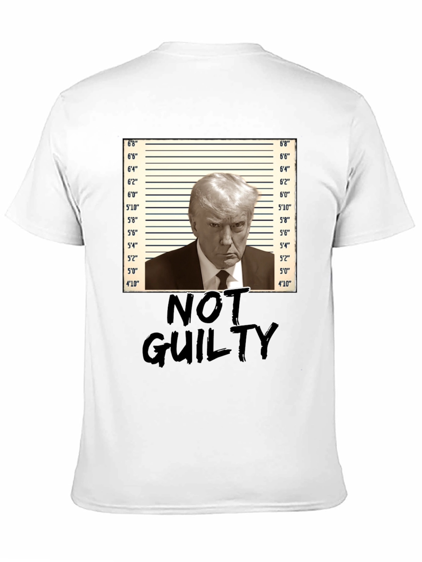 Trump Not Guilty Mugshot T-Shirt