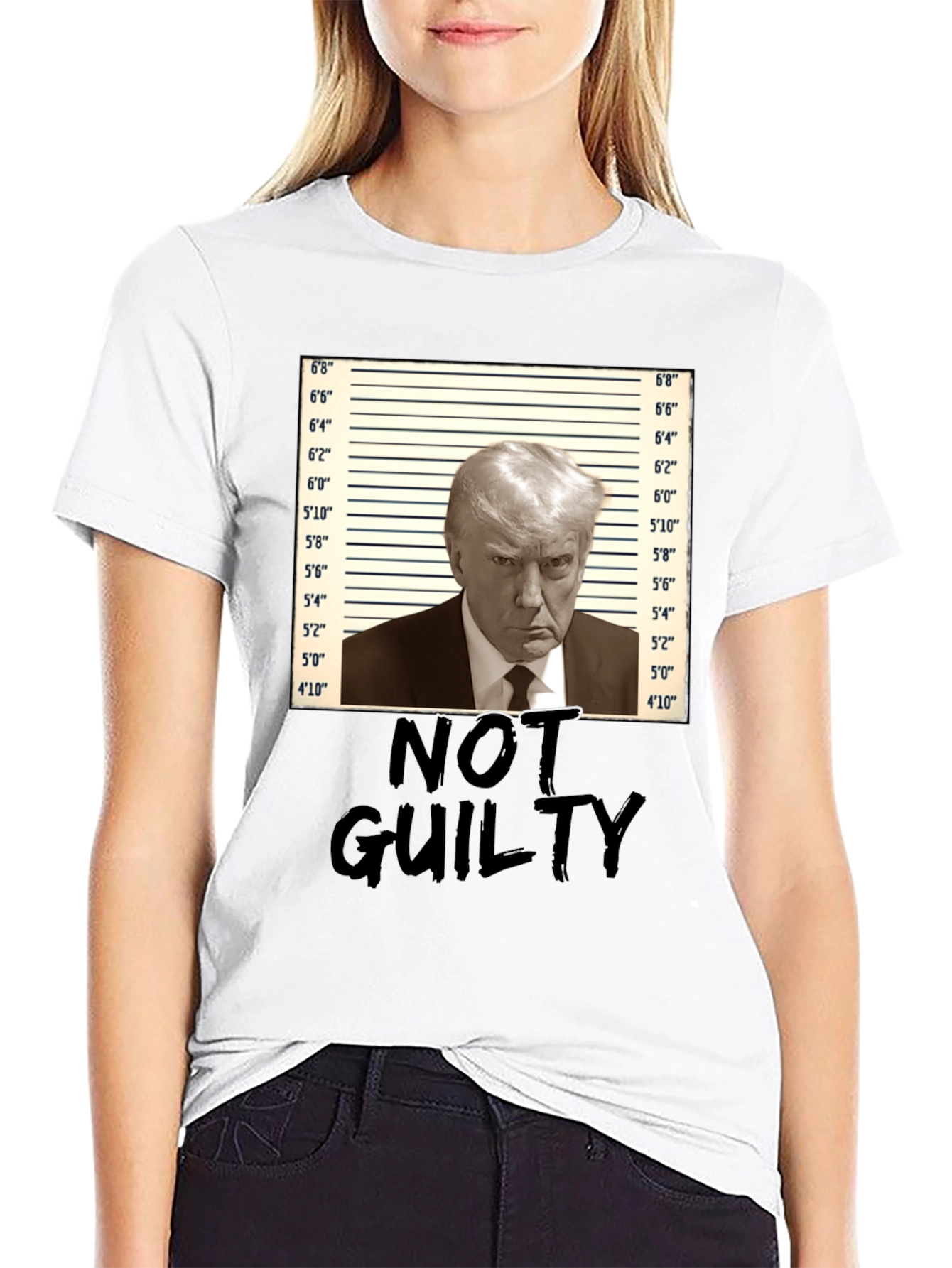 Trump Not Guilty Mugshot T-Shirt