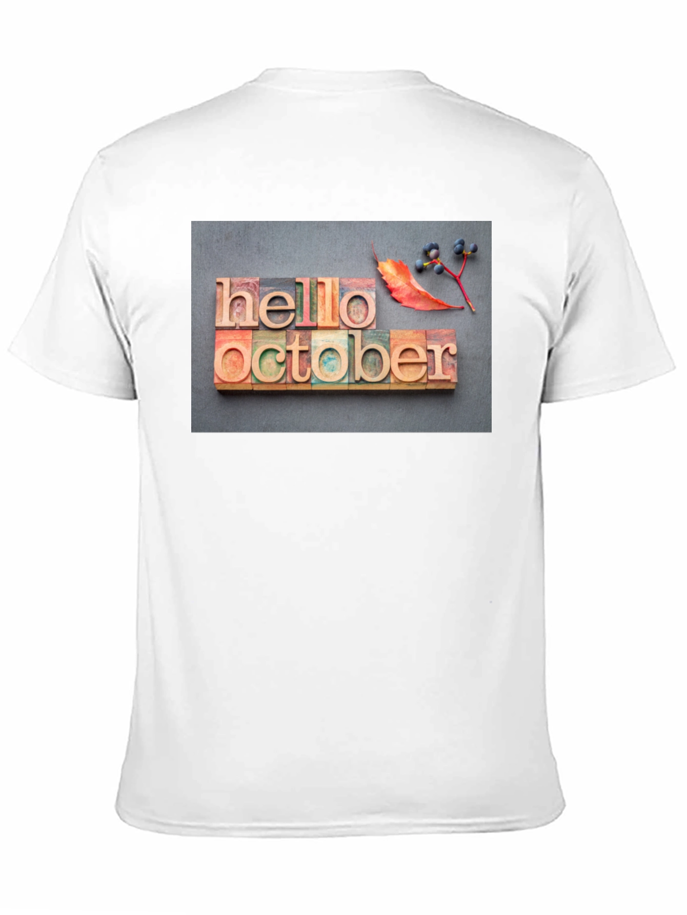 Hello October Graphic T-Shirt - Fall Season Tee