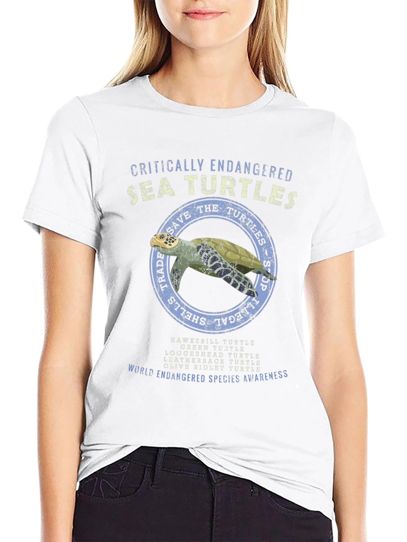 Endangered Sea Turtles Awareness T-Shirt