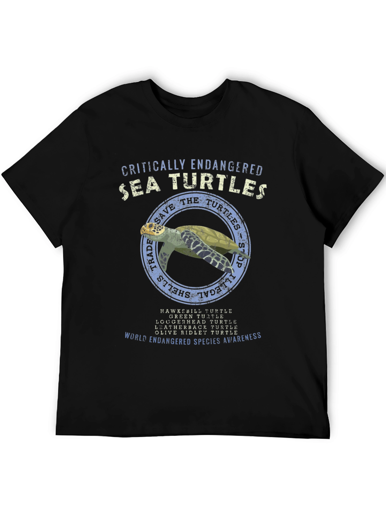 Endangered Sea Turtles Awareness T-Shirt