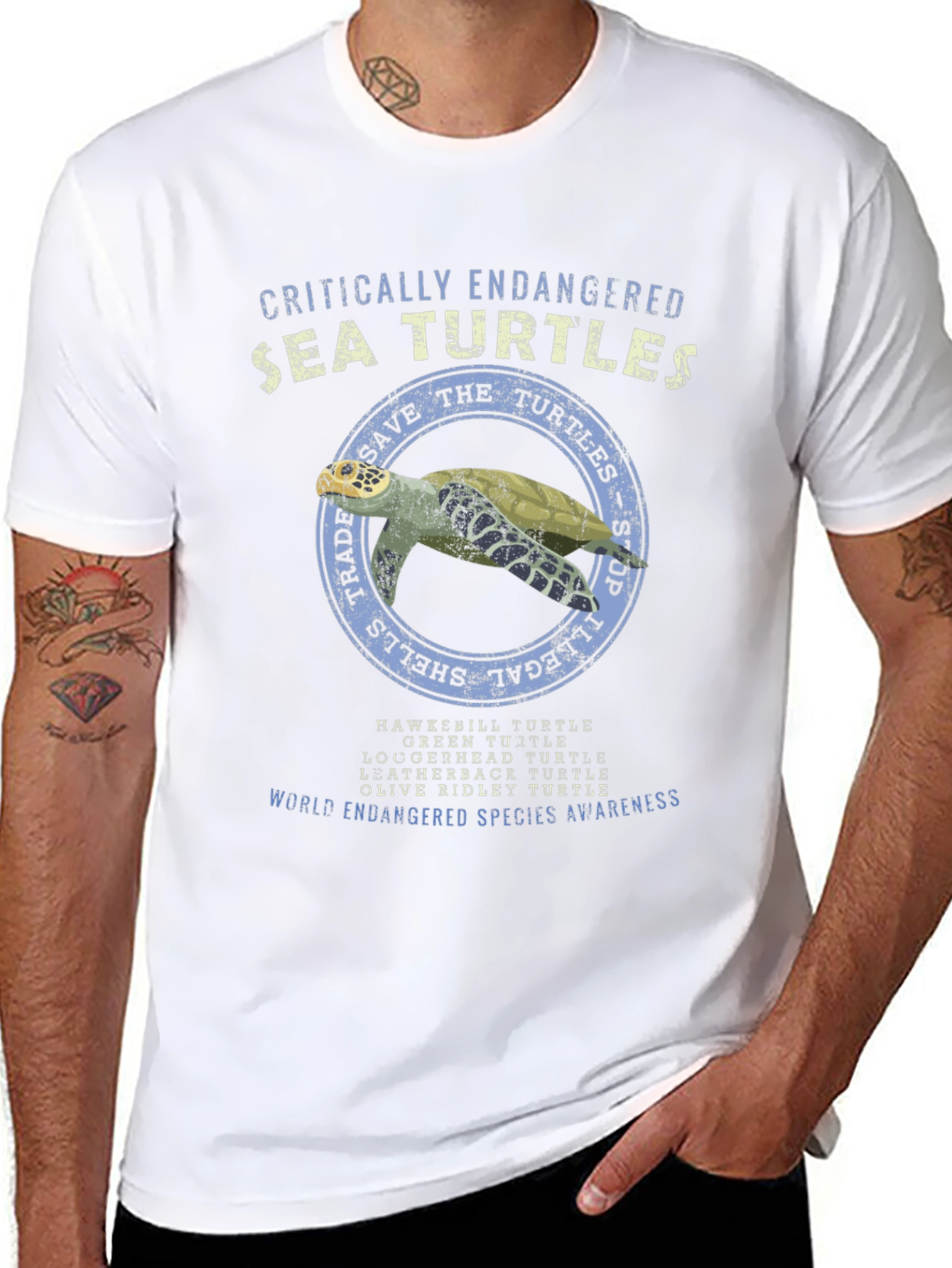 Endangered Sea Turtles Awareness T-Shirt