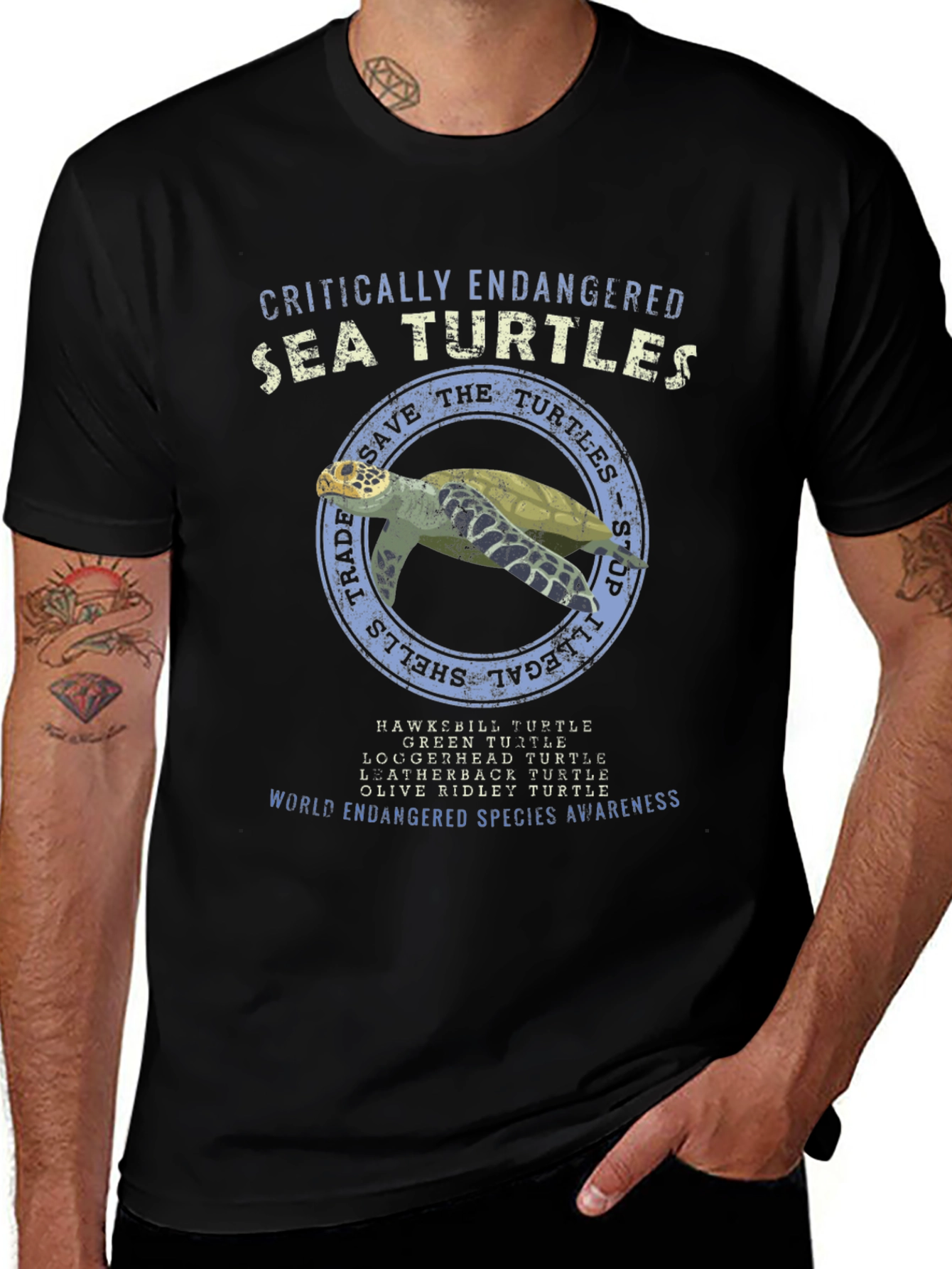Endangered Sea Turtles Awareness T-Shirt