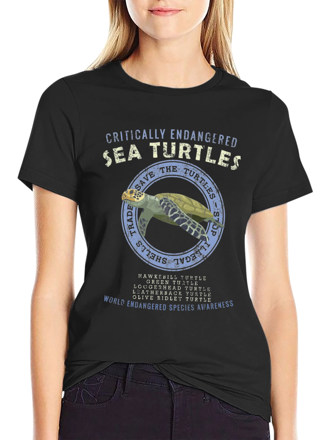 Endangered Sea Turtles Awareness T-Shirt