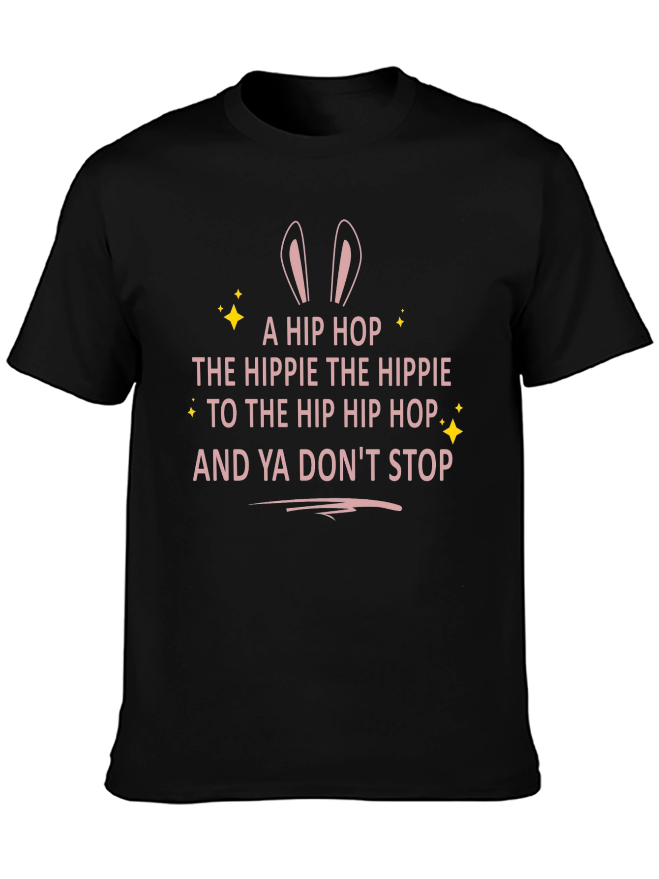 Hip Hop Easter Bunny Graphic T-Shirt