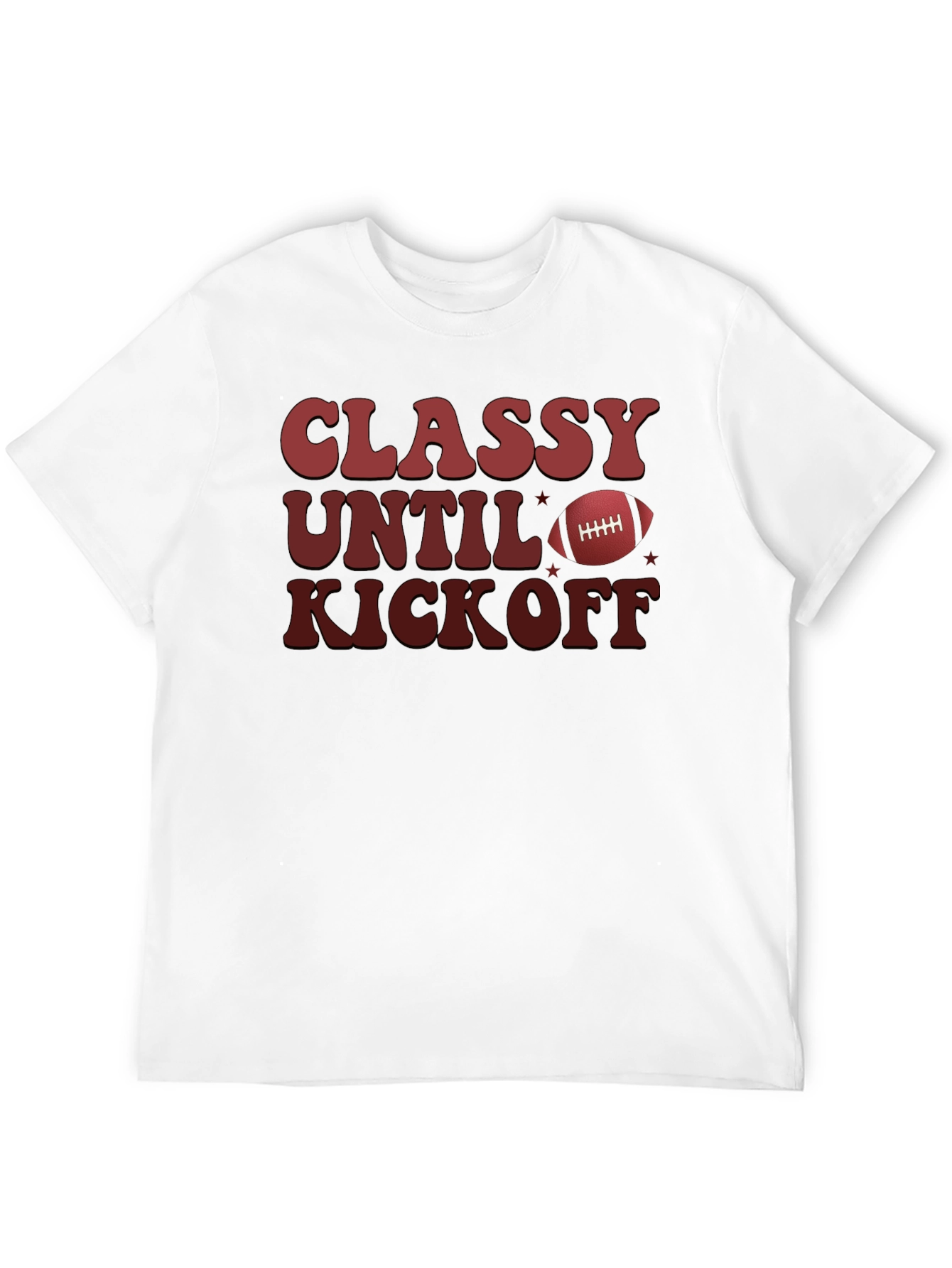 Classy Until Kickoff T-Shirt Football Game Day Tee