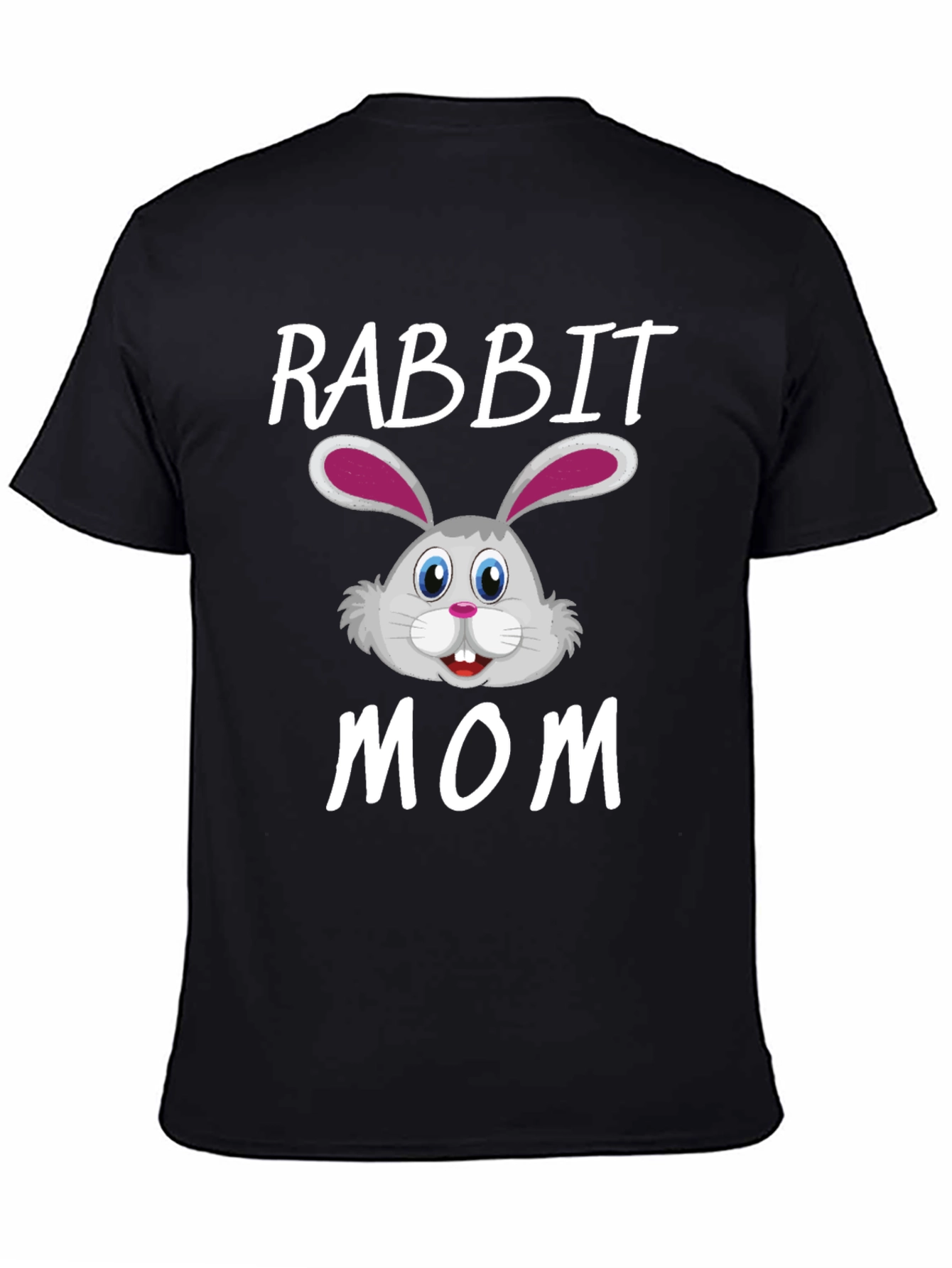 Rabbit Mom Graphic Tee - Easter Apparel