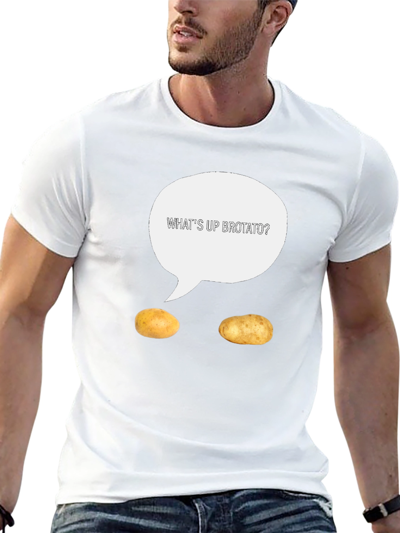 Funny Whats Up Brotato? Graphic Tee