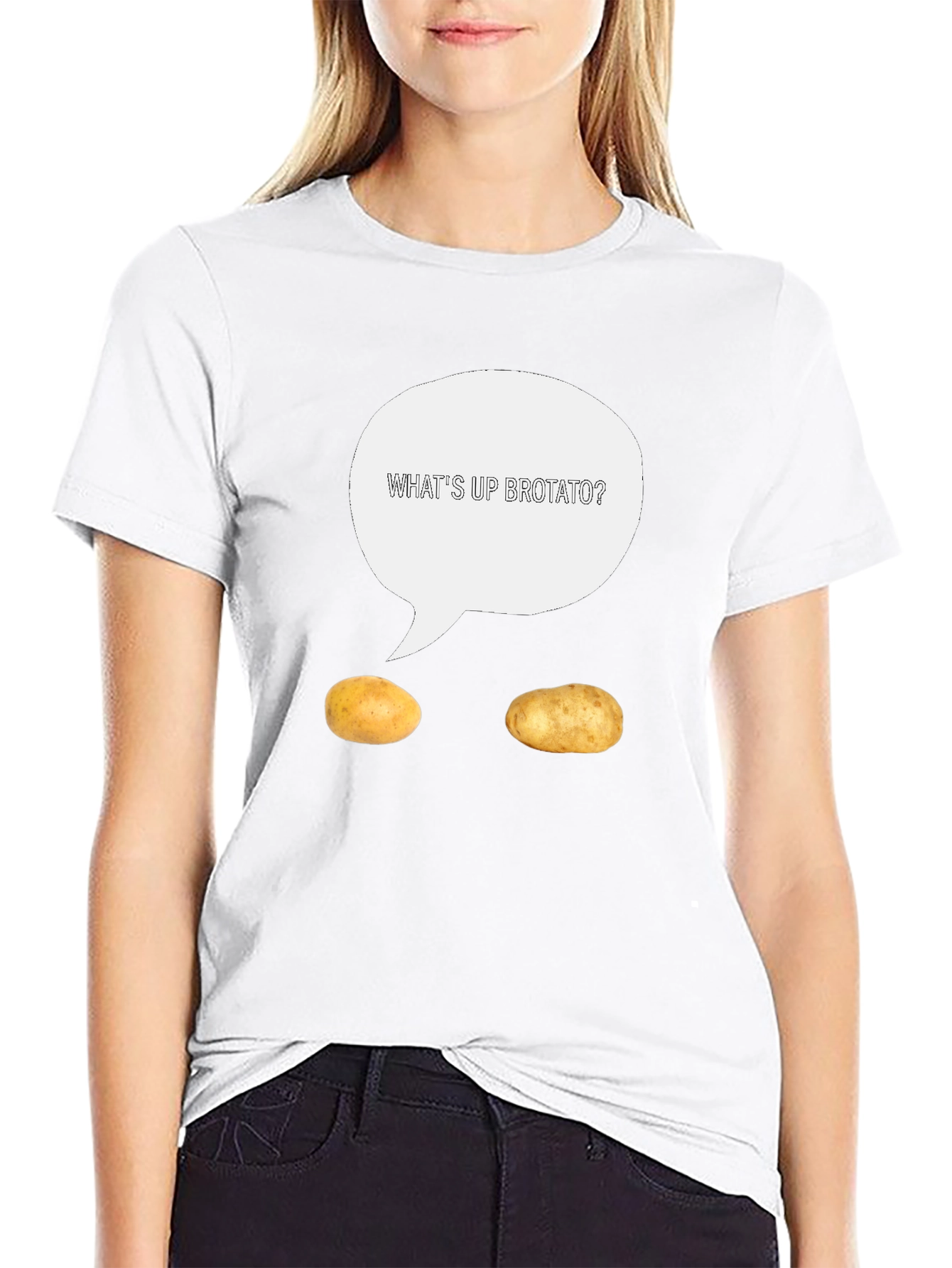 Funny Whats Up Brotato? Graphic Tee