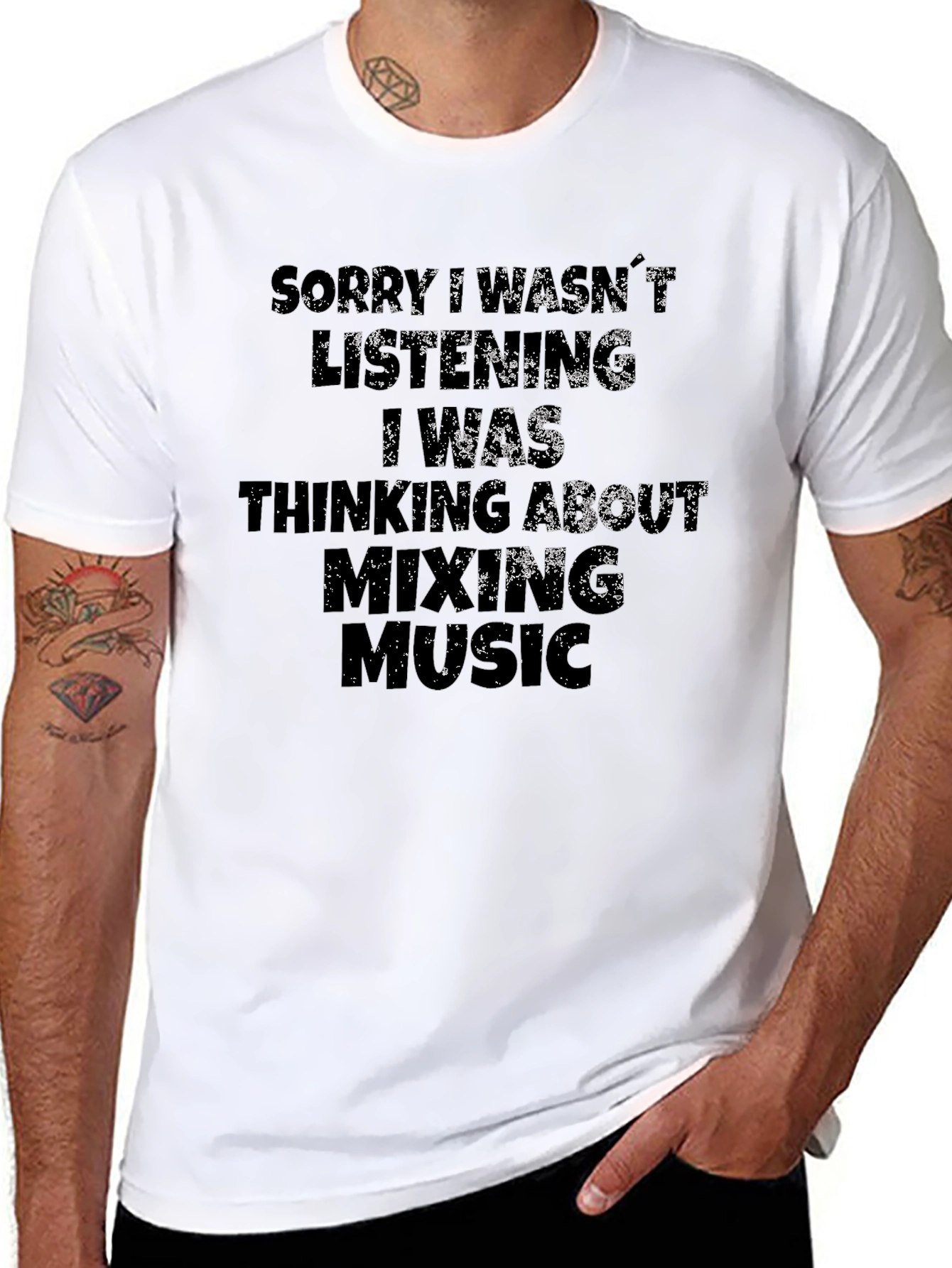 Mixing Music Graphic T-Shirt