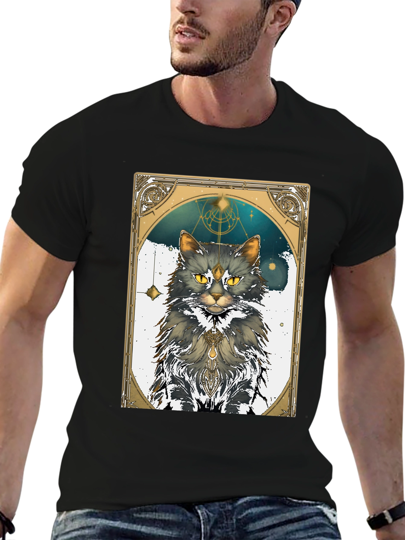 Mystic Cat Tarot T-Shirt