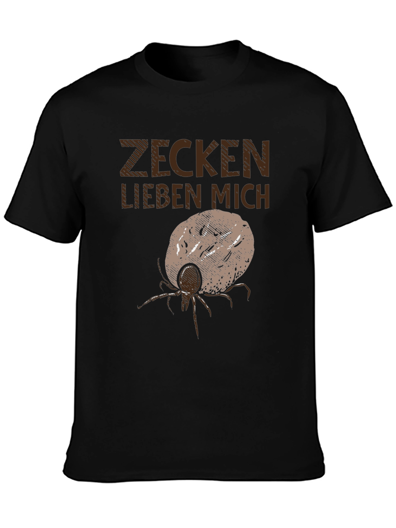 Zecken Lieben Mich T-Shirt - Funny Graphic Tee