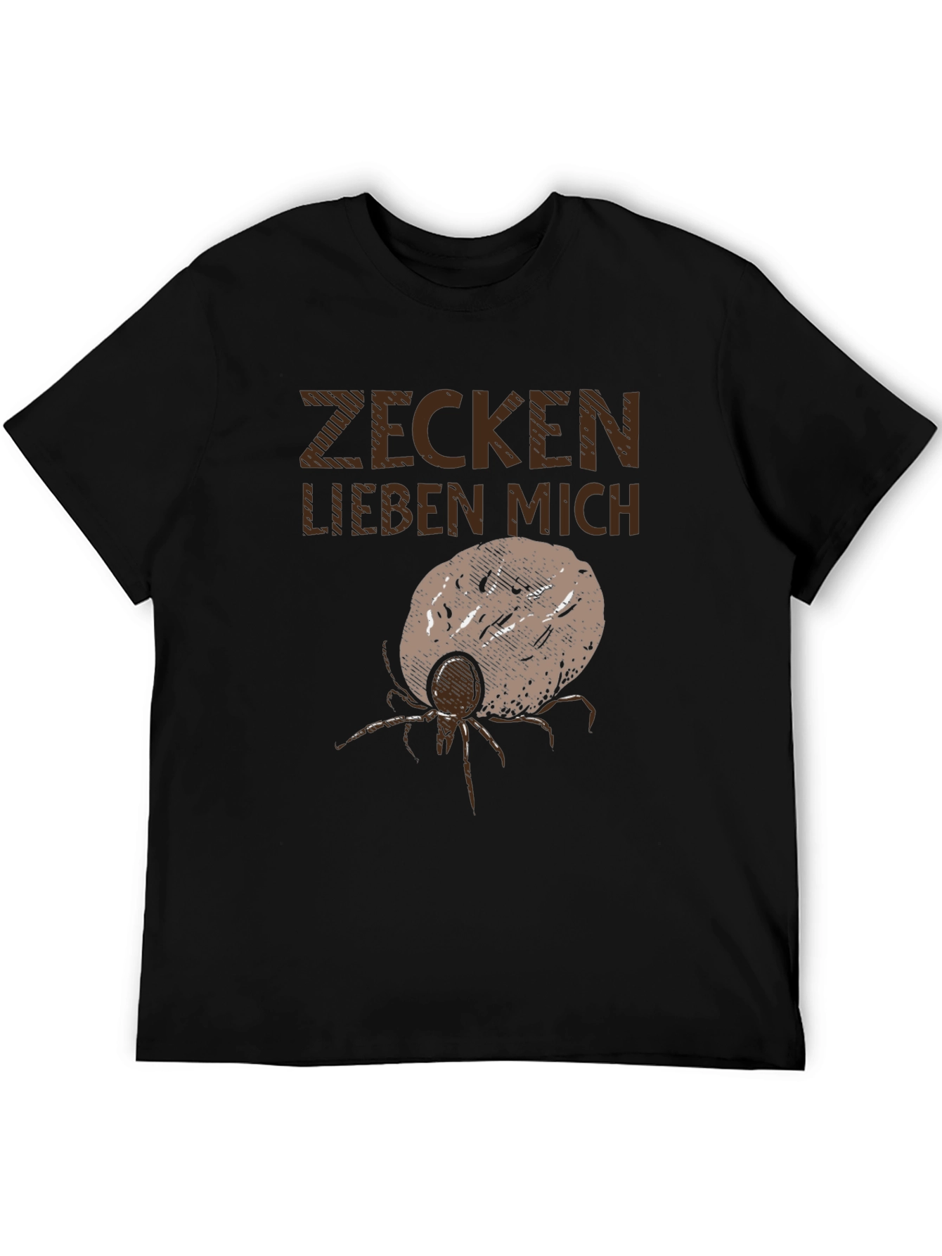 Zecken Lieben Mich T-Shirt - Funny Graphic Tee