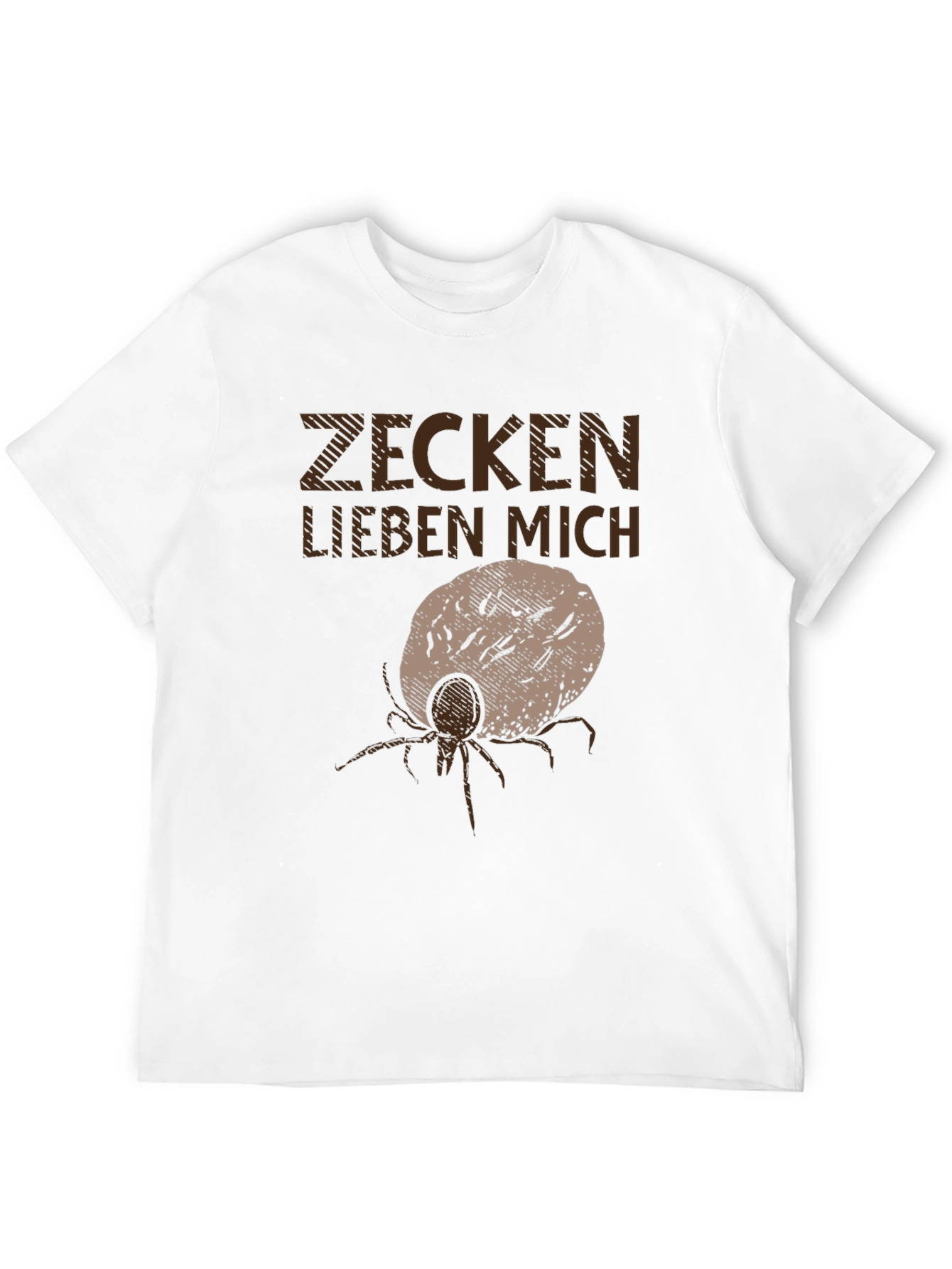 Zecken Lieben Mich T-Shirt - Funny Graphic Tee