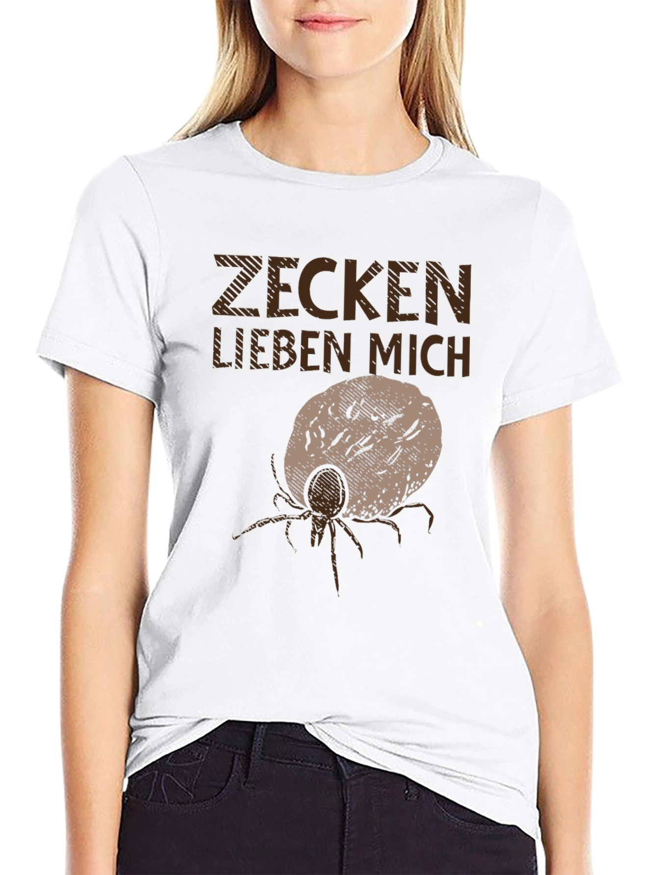 Zecken Lieben Mich T-Shirt - Funny Graphic Tee