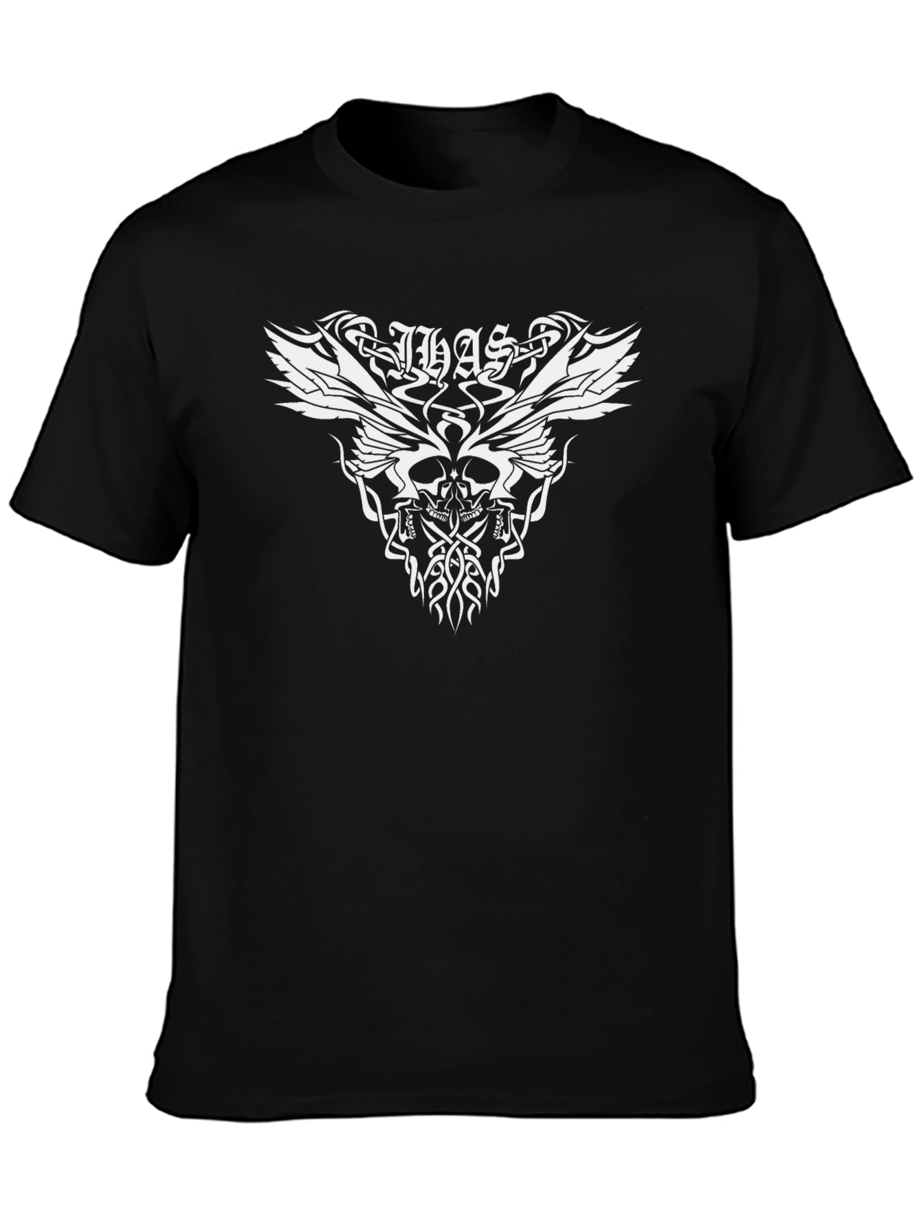 Skull Wings Black T-Shirt
