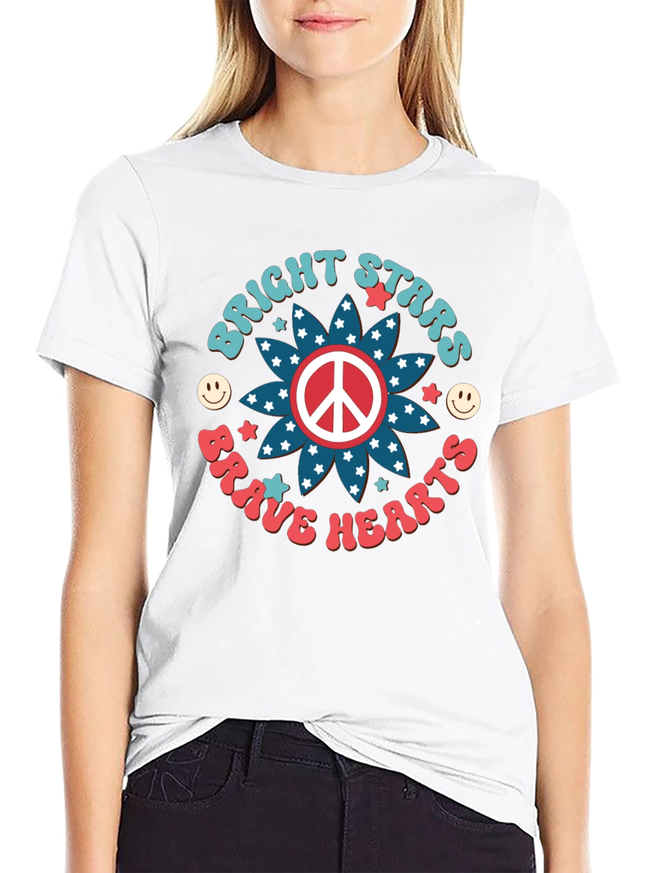 Bright Stars Brave Hearts Graphic Tee