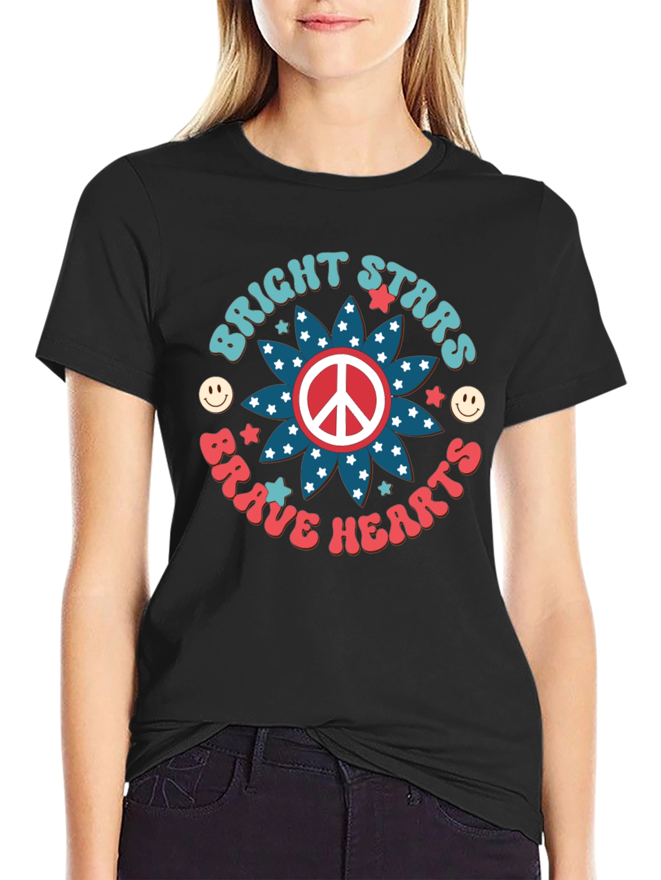 Bright Stars Brave Hearts Graphic Tee