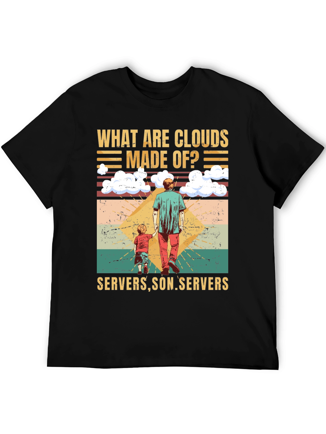 Funny Tech Cloud Servers T-Shirt