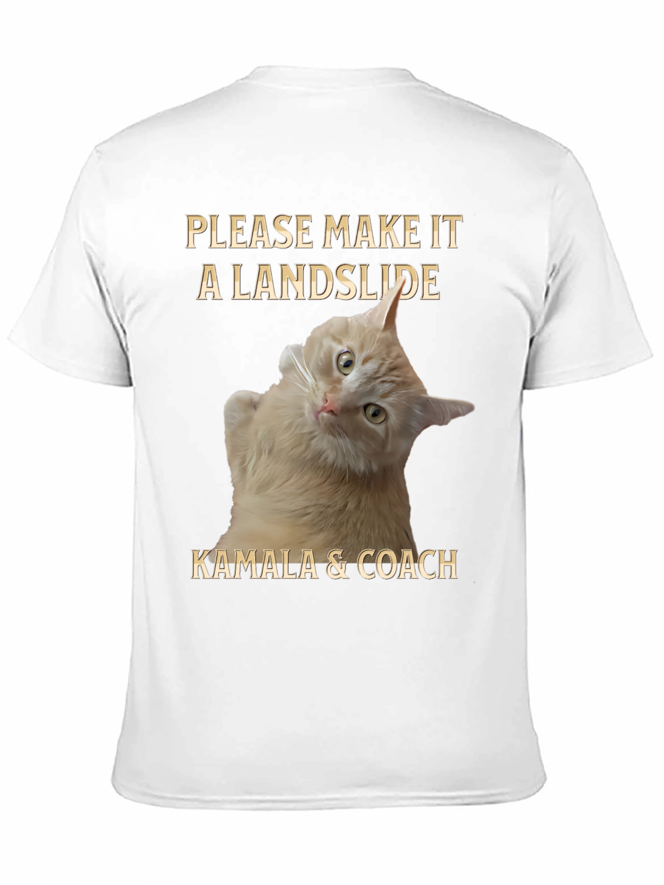 Kamala & Coach Landslide Cat T-Shirt